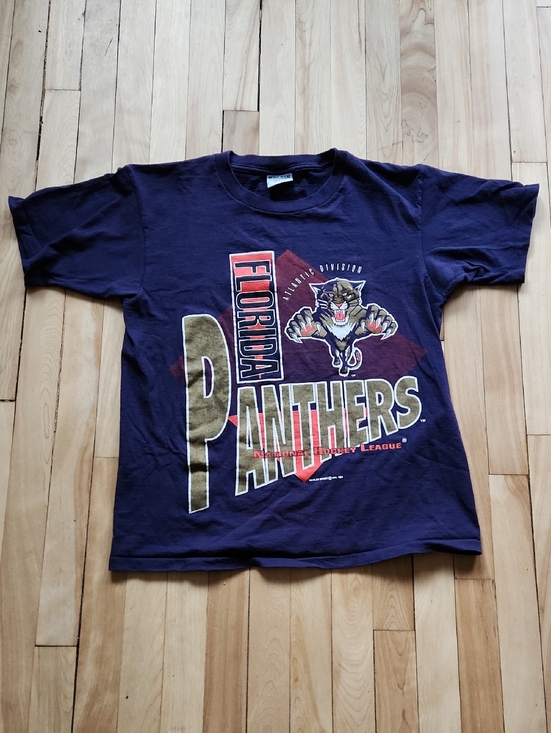 Gildan Other - Gildan Navy Florida Panthers Graphic Tee with Gold Accents